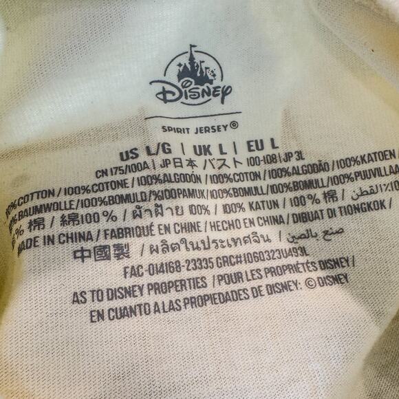 Disneyland Resort Pixie Dust Cream/Gold Spirit Jersey w/ Gold Foil Logo, Large - Picture 8 of 10